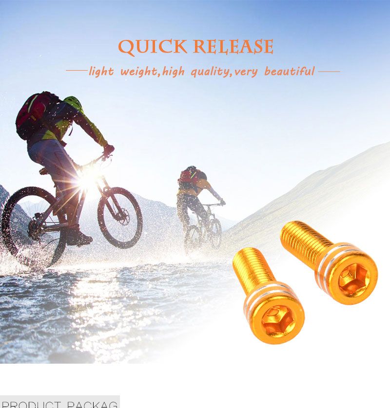 2021 Bike Bicycle Water Bottle Cage Bolts M5*15mm 7075 T6 Aluminum