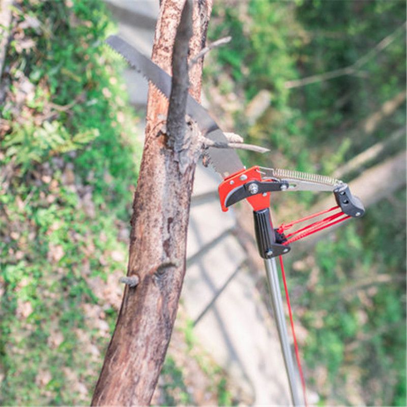 ارتفاع الارتفاع 4 بكرة تقليم مقص شجرة المتقلب الفروع القاطع حديقة المقص رأى الفاكهة اختيار أداة القطع دون قضيب