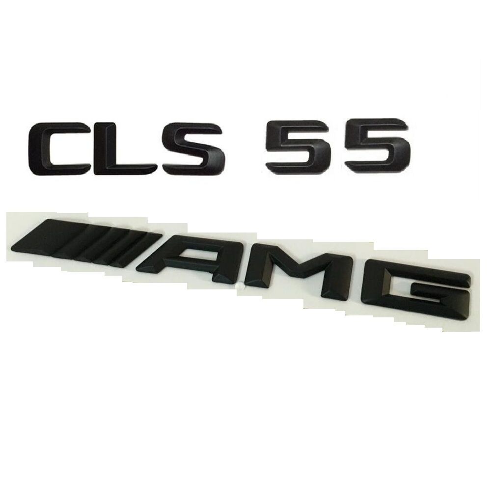 Chrome Letters CLS55 Trunk Lid Rear Emblem Badge for Mercedes Benz AMG CLS-CLASS