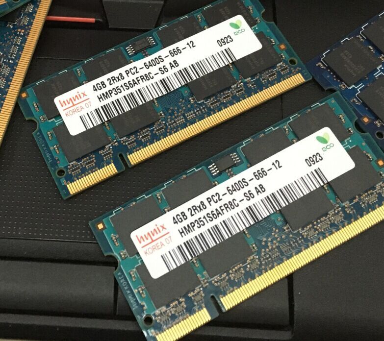 Hynix 4GB DDR2 800MHz RAM 2GB 2Rx8 PC2-6400S CL6 SODIMM 1GB Notebook Memoria