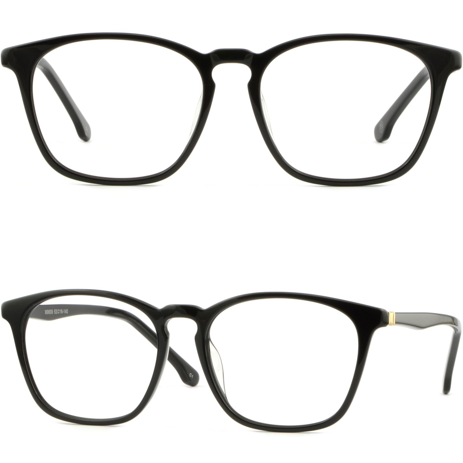 square thin frame glasses