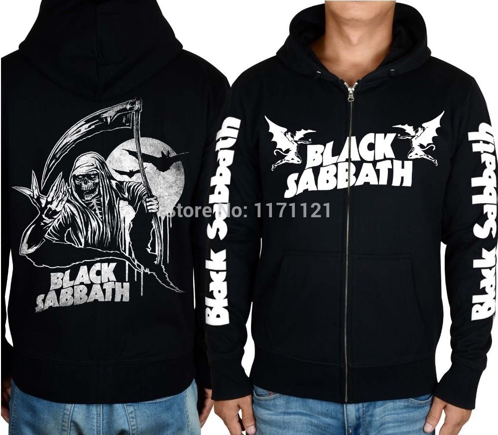 black band moletom com capuz