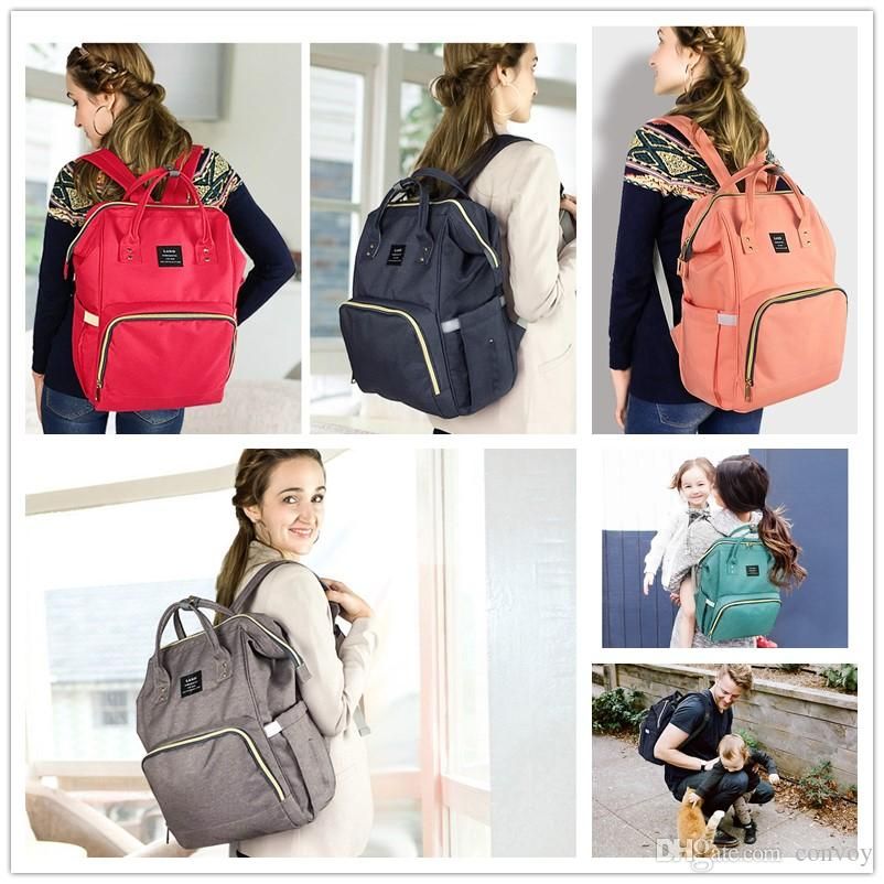 trendy backpack diaper bag