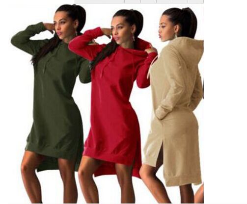 Groothandel vrouwen kleding jurken sport jurk lange mouwen zakken kleding  winter herfst lente vintage elegante gratis