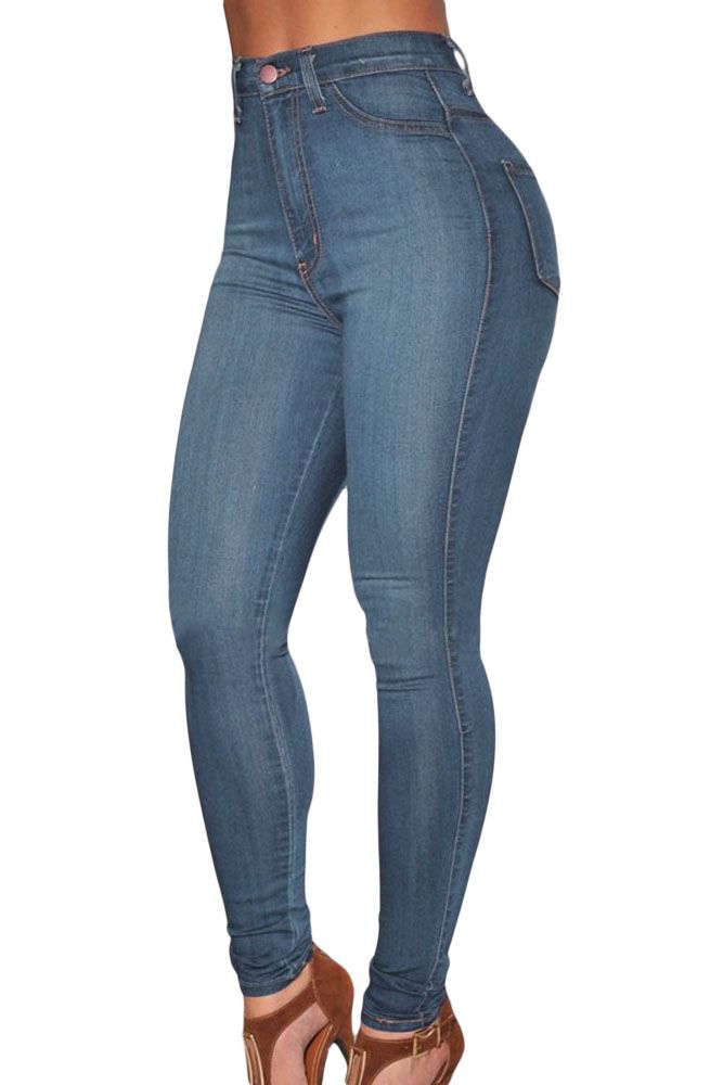 super stretch jeans high waist