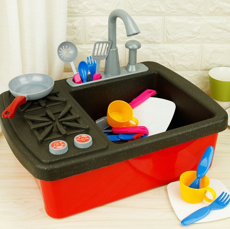 play kitchen with real running water