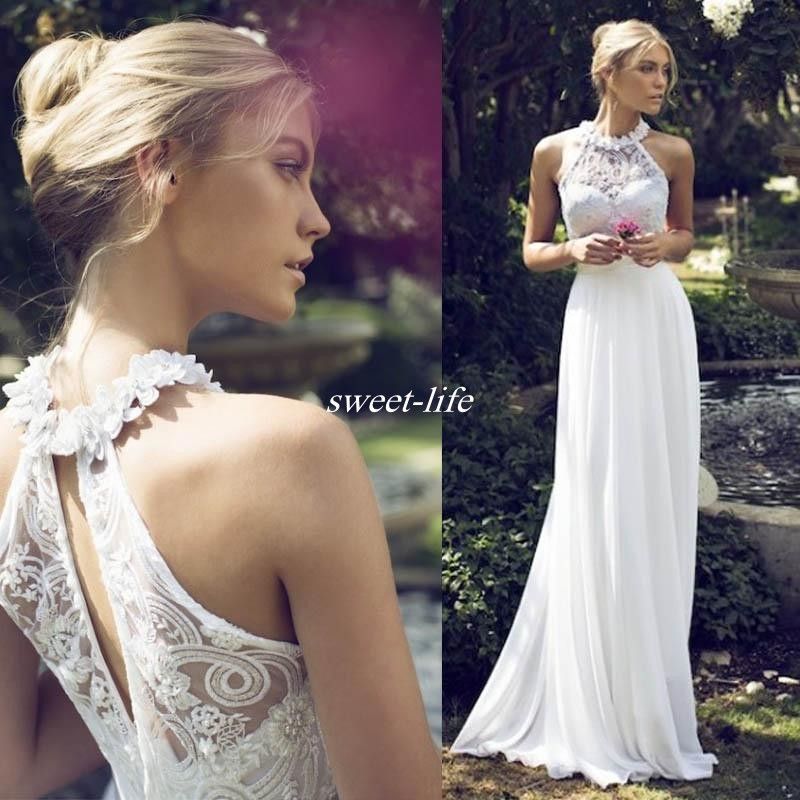 long casual wedding dresses