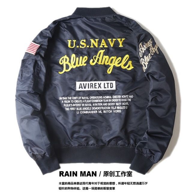 blue angels flight jacket