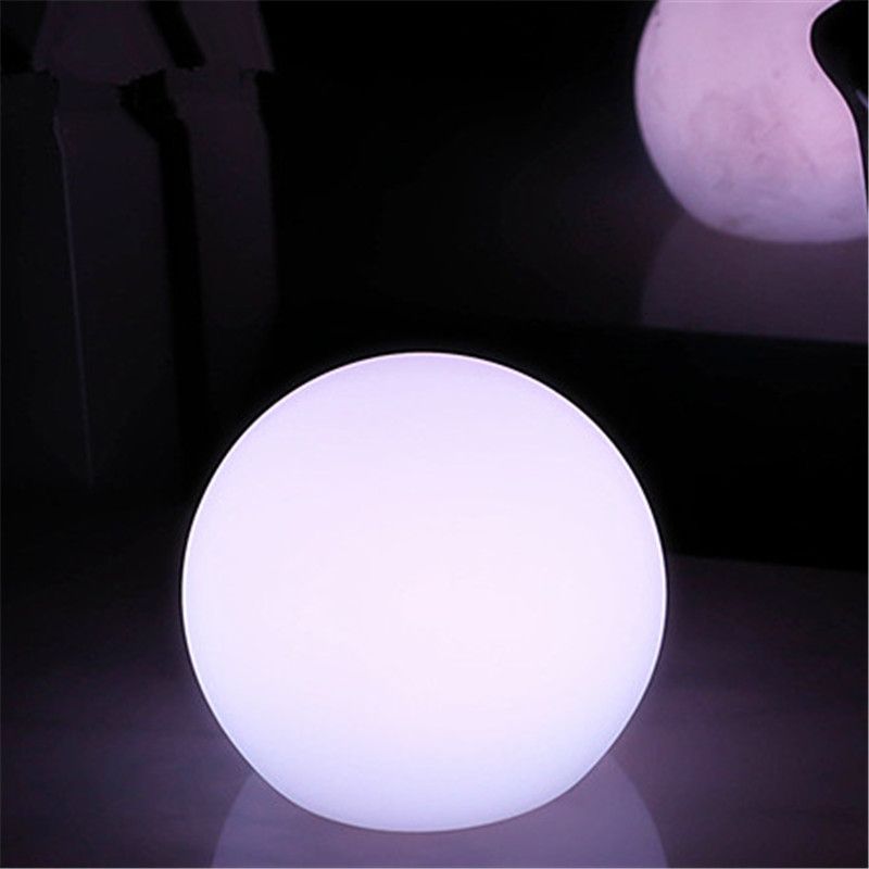2019 35cm Wireless Rechargeable Waterproof Led Ball Colorful Remote Control Floating Sphere For Outdoor Garden Decoration Swimming Pool Furniture From
