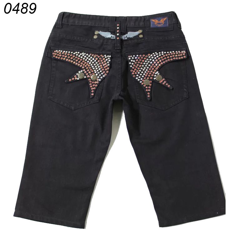 2020 New Arrival Mens Shorts Black White Blue Designer Denim Jean Shorts Robin Short Jeans
