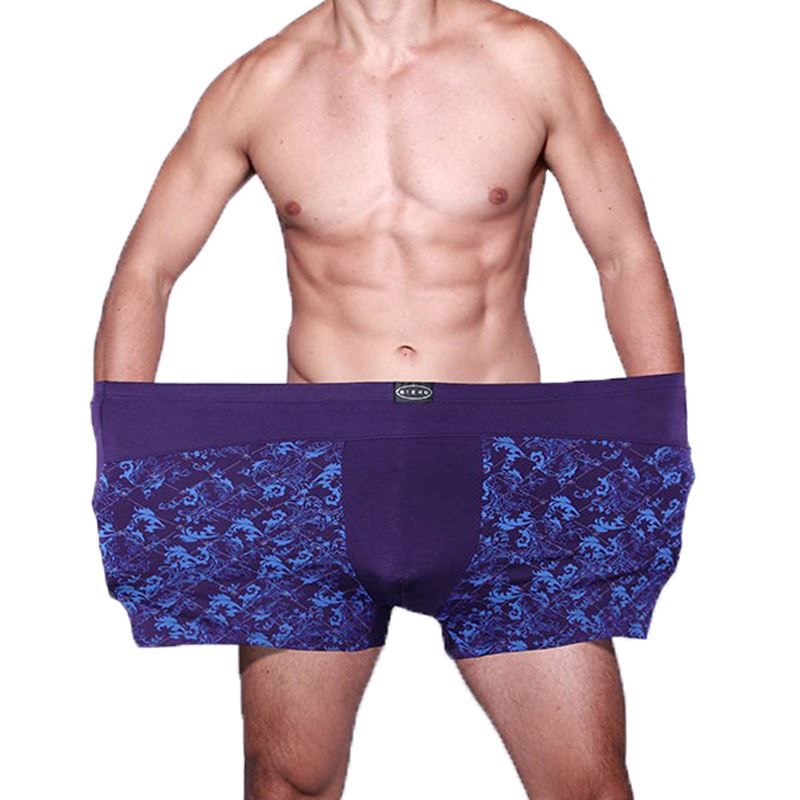 Mens Large Size Boxer Shorts Fashion Underpants Comfortable Mens ...