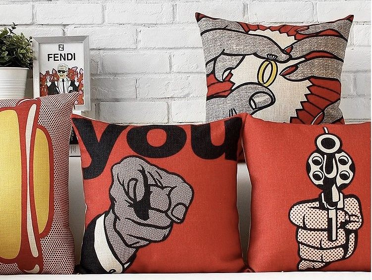 You The Figure Ring And Gun Industry Red Andy Warhol Pop Art