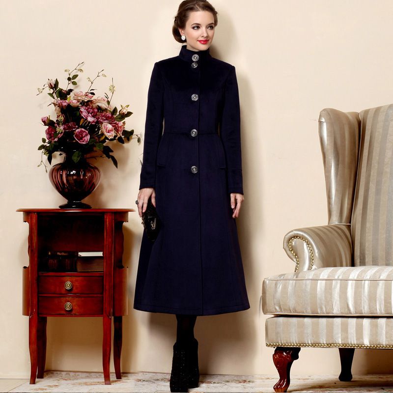 navy blue coat womens