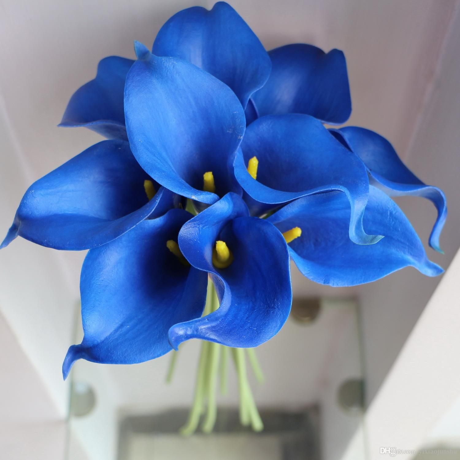 Artificial Flowers 14 Inch Tall Mini Real Touch Flowers White