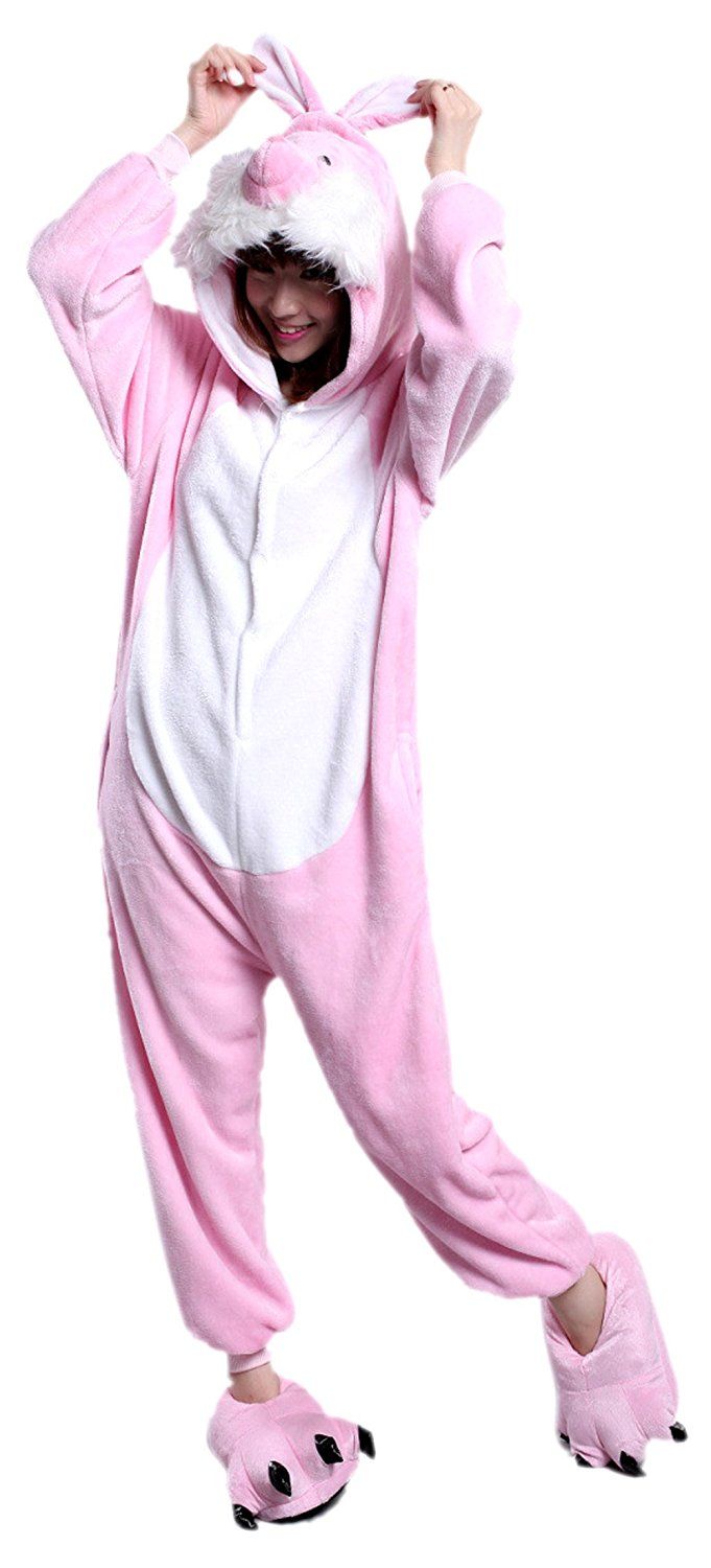 satin al unisex yetiskin pijama onesie kigurumi cosplay kostumleri hayvan tulum tavsan tl253 13 tr dhgate com