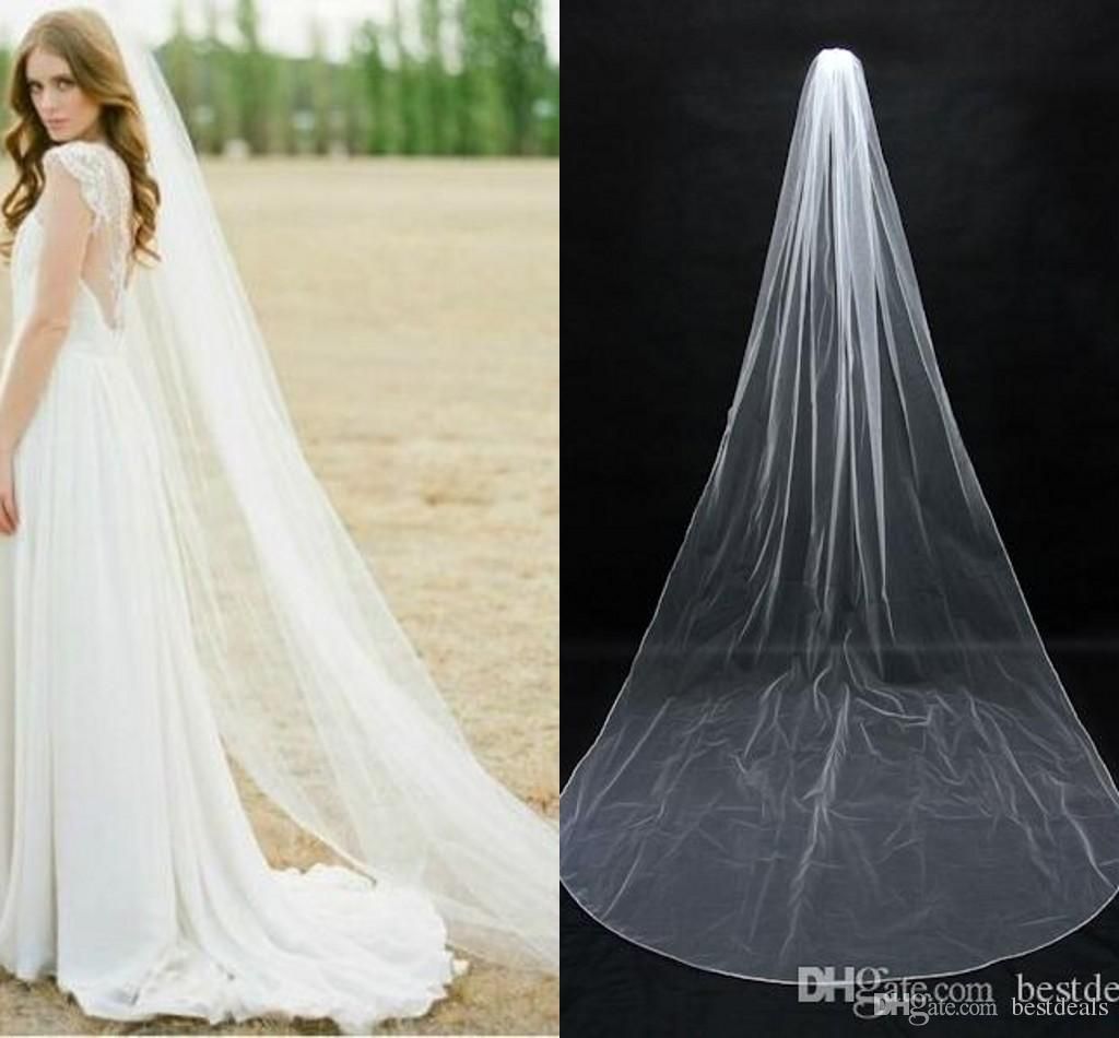 Long simple veil Clearance