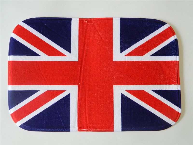 2019 British Union Jack Bath Mats 100 Polyester Coral Fleece