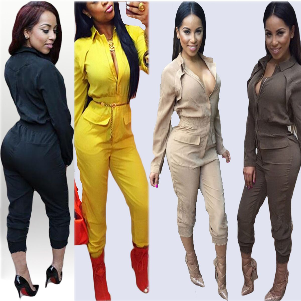 womens yellow overalls
