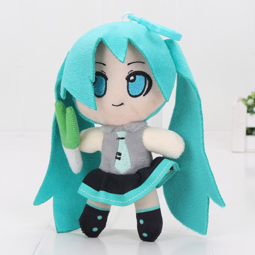 Japan Anime VOCALOID Hatsune Miku Smiling Plush Doll Pendant with hook Soft Stuffed Plush Toys Dolls gifts Japan Anime VOCALOID Hatsune Miku Smiling Plush Doll Pendant with hook Soft Stuffed Plush Toys Dolls gifts
