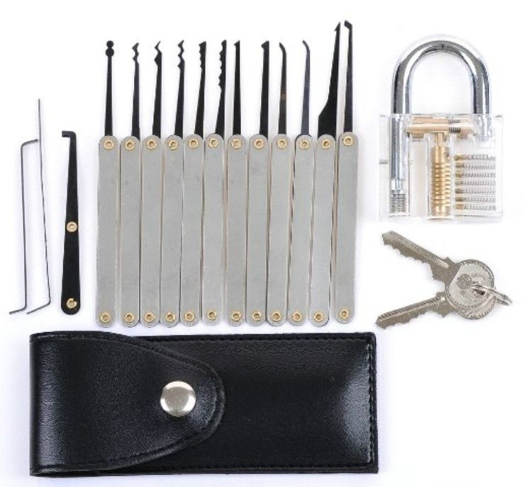 Unlocking Lock Pick Set Key Extractor Tool + Transparent Practice