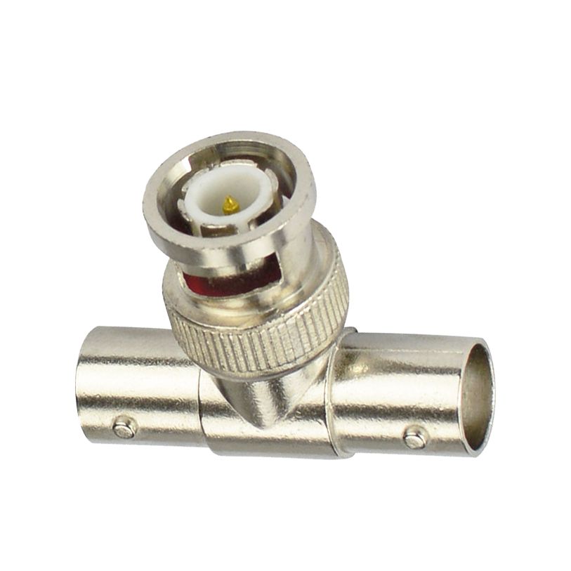 Acheter Accessoires De Camera Connecteur Bnc Type T 3 Tete 1 Male Et 2 Femelle Signal Video Haute Definition Male A Femelle Tete Dadaptateur De 0 24 Du Edwardelectric Dhgate Com