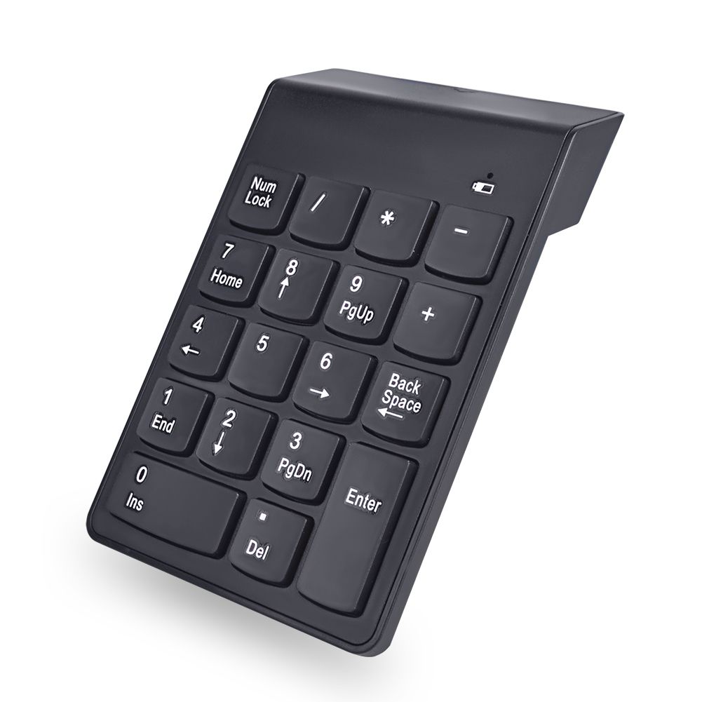 Mini Teclado Num/érico 18Keys Teclado Num/érico Digital 2,4 G USB N/úmero Inal/ámbrico Teclado para Ordenador Port/átil Compatible