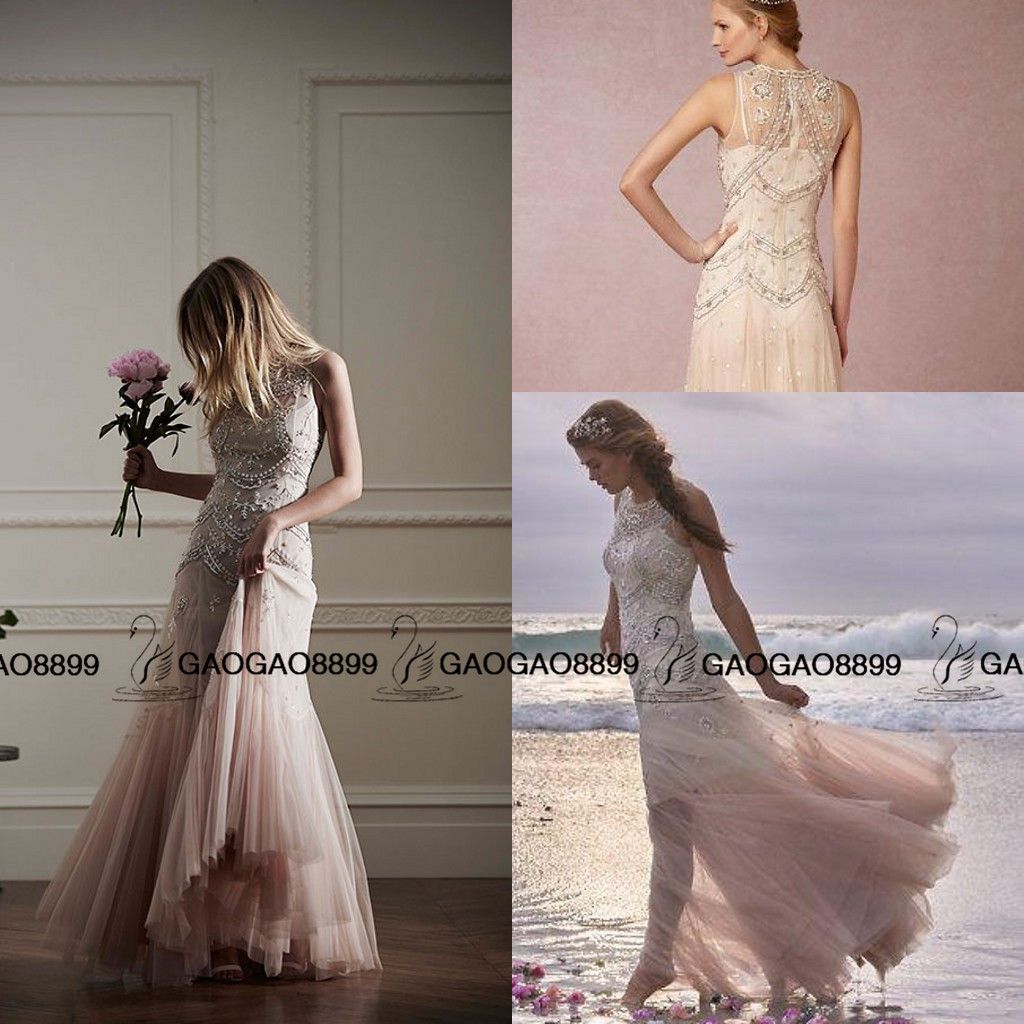 Tiered Champagne Bridesmaid Dresses