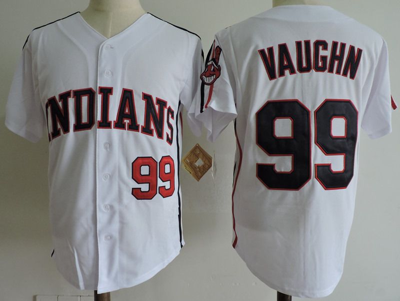 YOuth Der Major League II Film Rick Vaughn Baseball Jersey Weiß