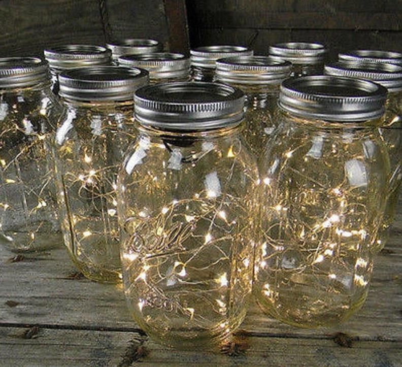 Party Decoration Micro Copper Led Seed Vine Vase Lights Wedding