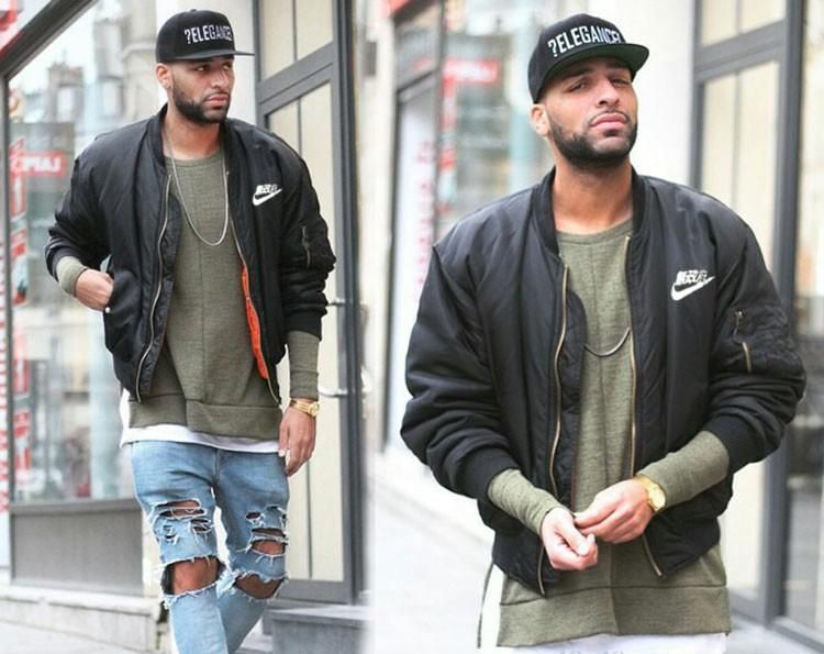 Ma1 Bomber Jacket Big Sam Kanye West 