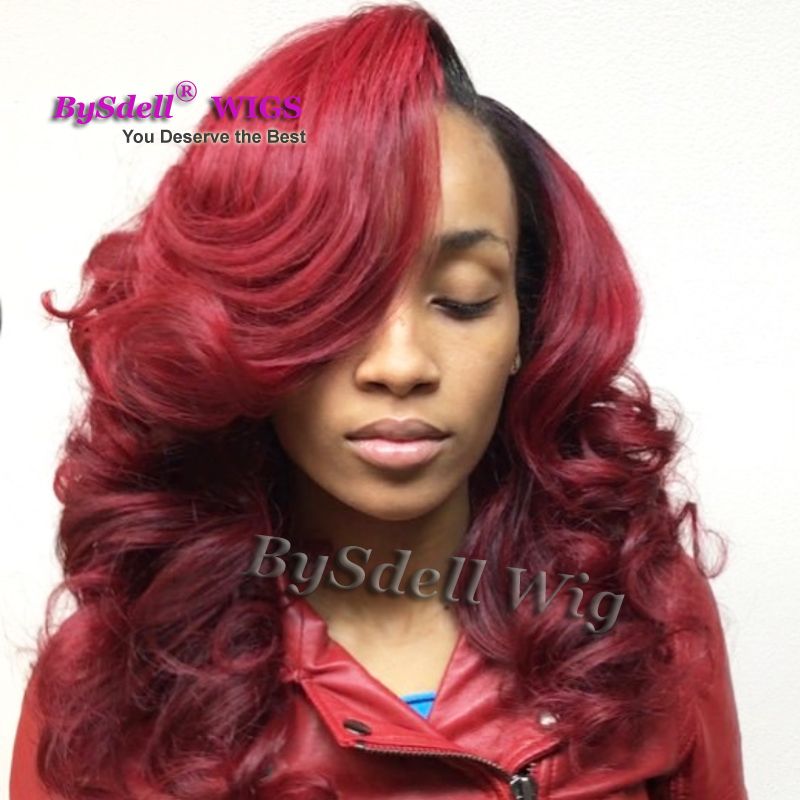 Medium Length Sexy Romance Body Wave Hairstyle Wig Synthetic Heat