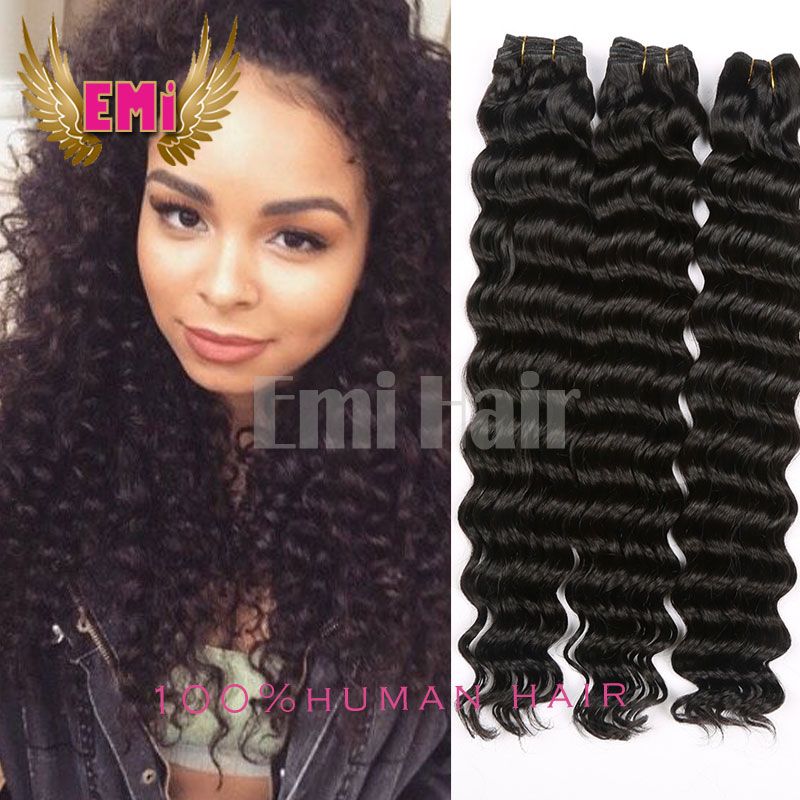 Magic Hair Top Quality Brazilian Virgin Deep Curl Wave 3 Bundles