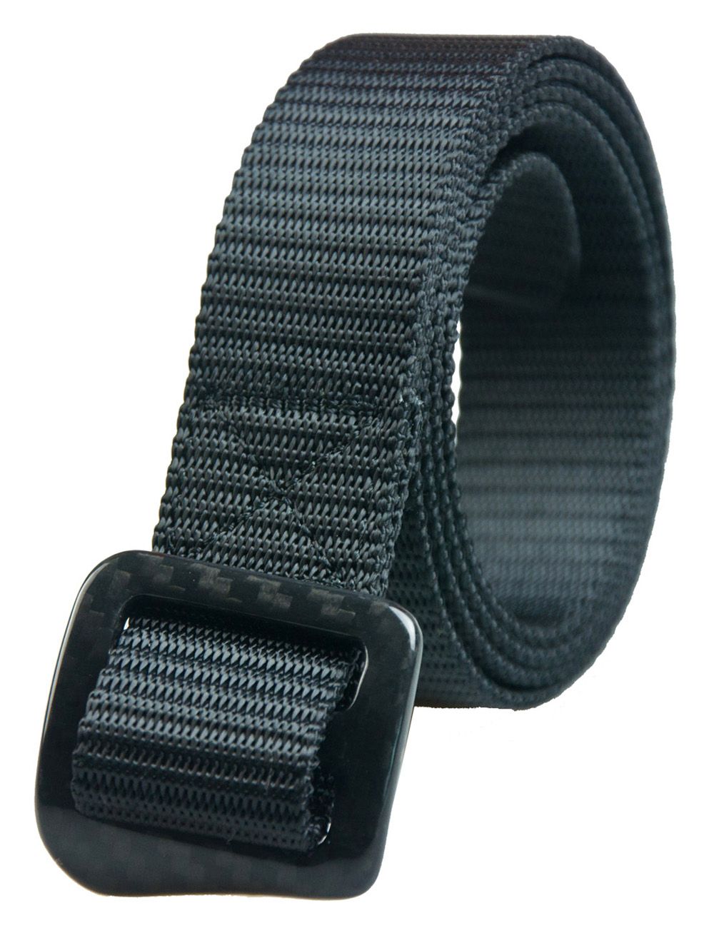 100 Carbon Fiber Buckle Black Nylon Belts Hypoallergenic And Past