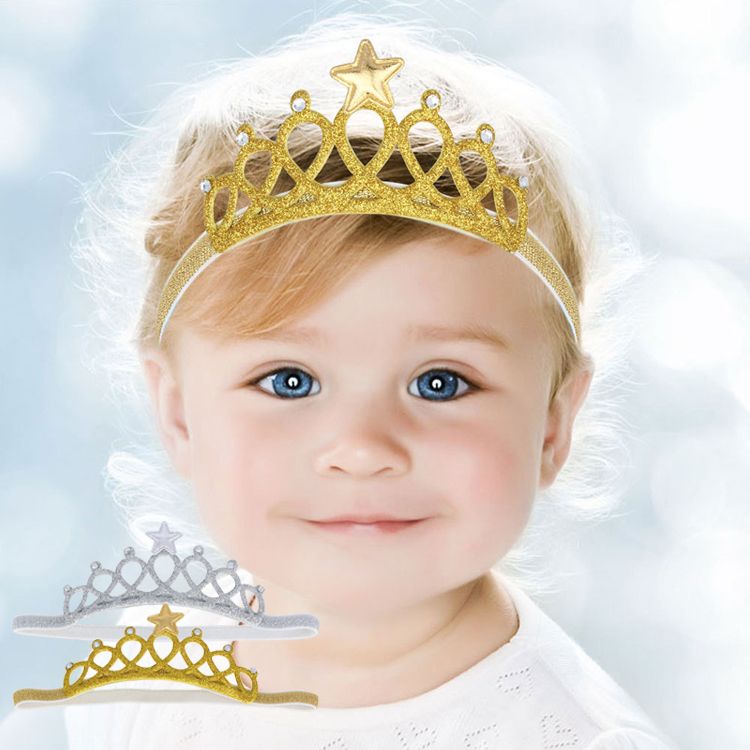 infant birthday crown