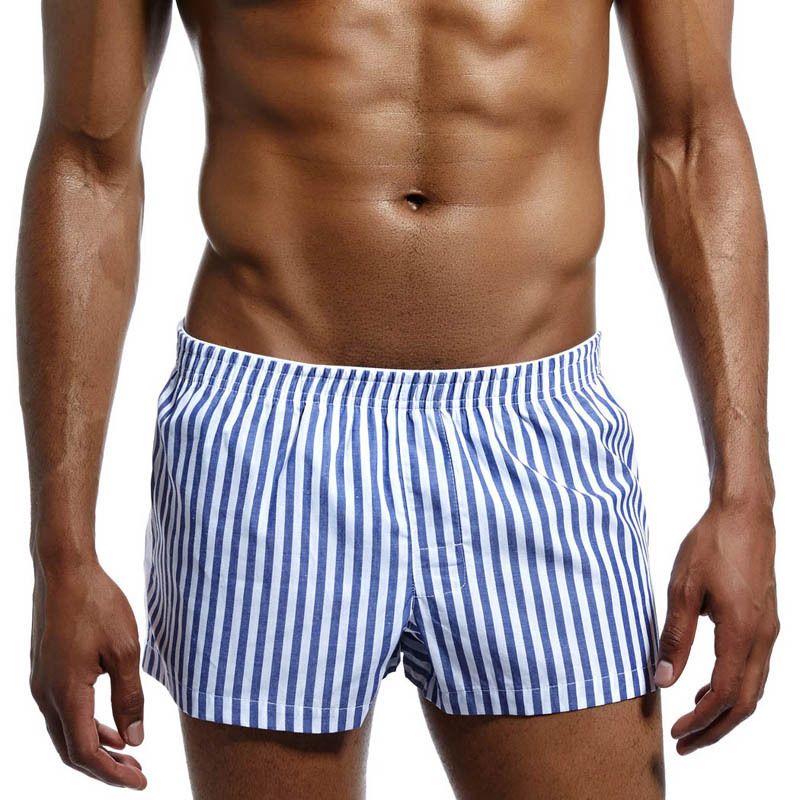 Acquista Intimo Uomo Maschile Mutande 100% Cotone Uomo Boxer Pantaloncini  Homewear Sleepwear Fashion Stripes Uomo Intimo Boxer A 8,71 € Dal  Hangzhou_365days | DHgate.Com