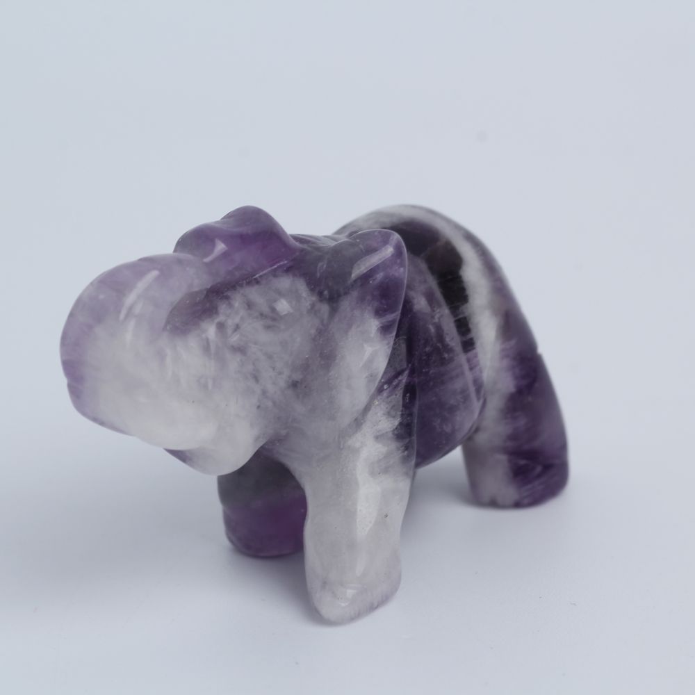 quartz elephant figurines