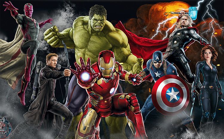 Compre Avengers Photo Wallpaper Fondo De Pantalla 3d Personalizado
