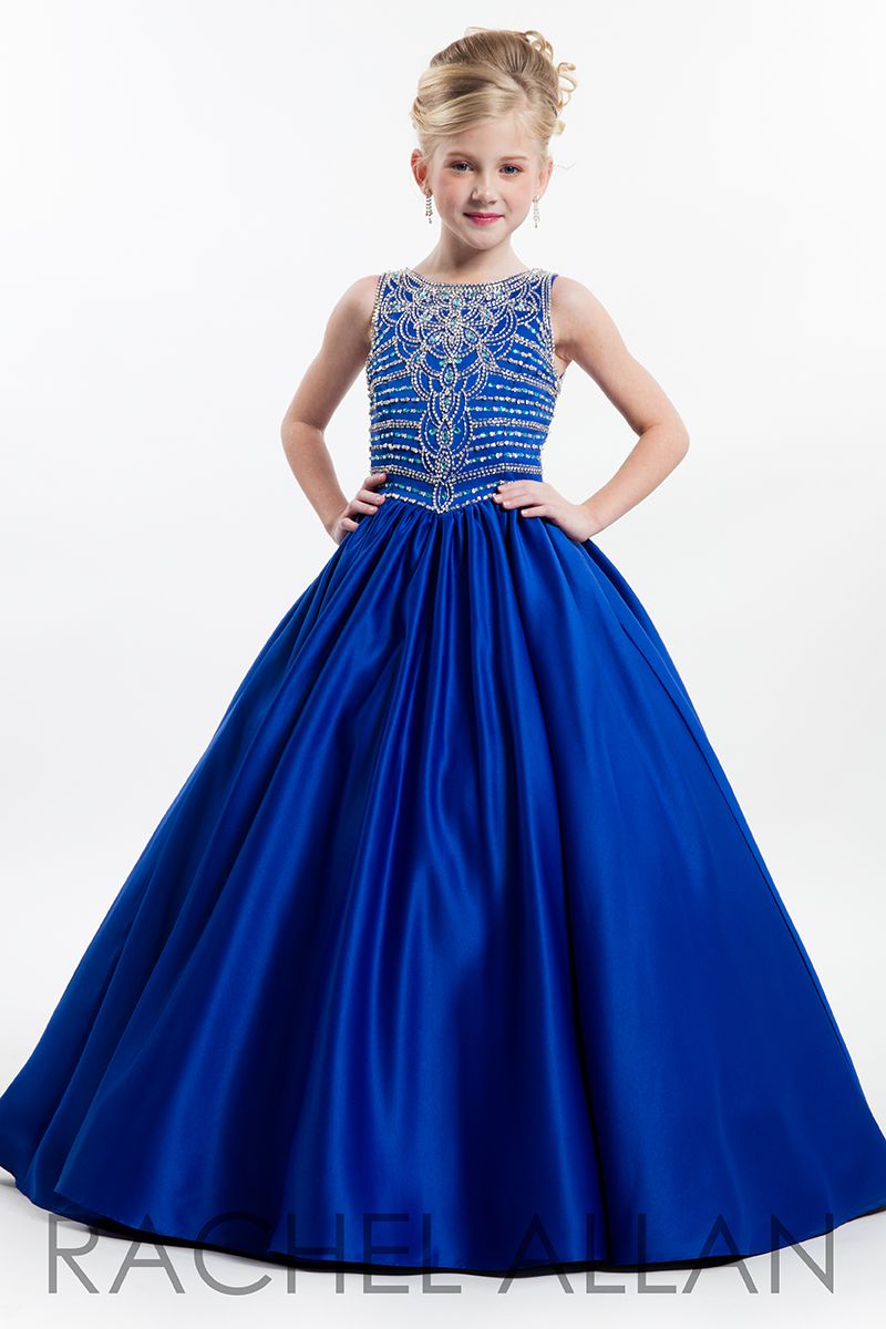robe de princesse bleu roi