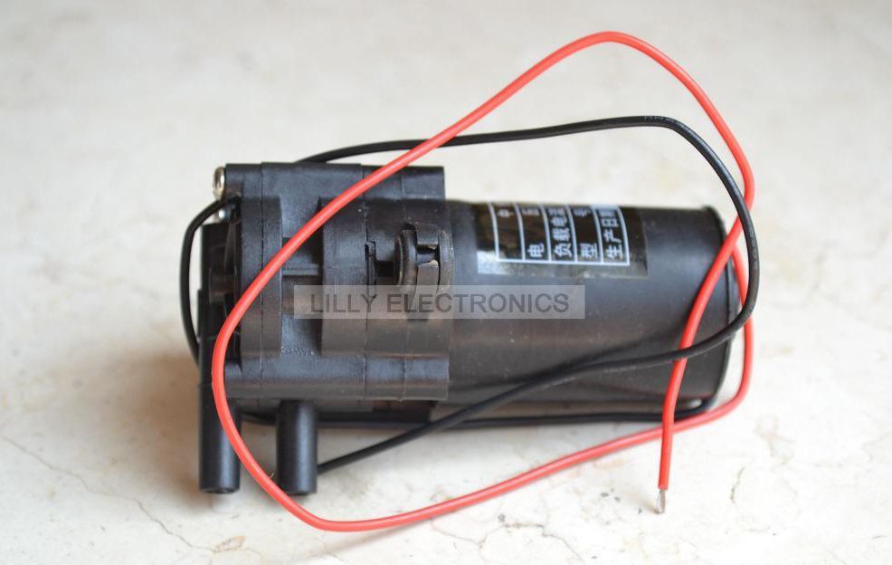 12V ZC-A210 Mini Kunststoff Zahnradpumpe selbstsaugende Wasserpumpe 0-100℃