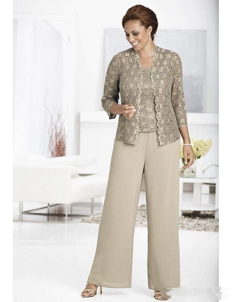 plus size lace pantsuit