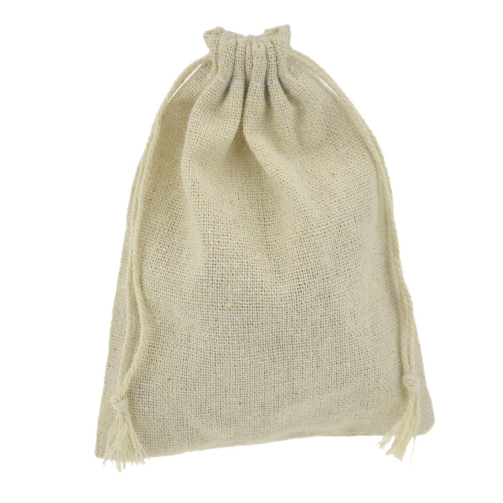 2020 Raw Cotton And Linen Muslin Drawstring Pouch Storage Packaging