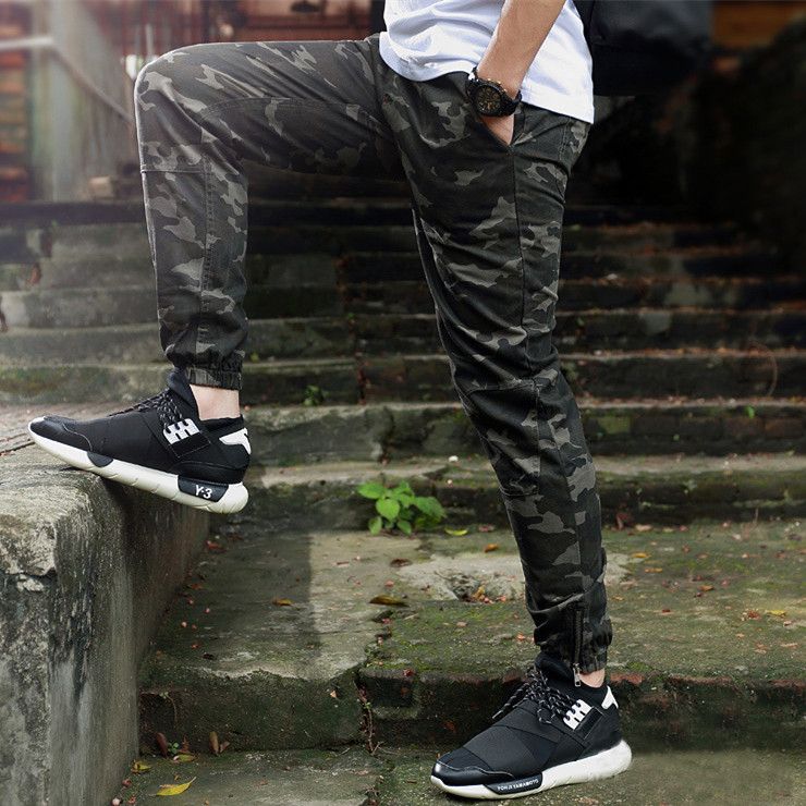 mens joggers camo