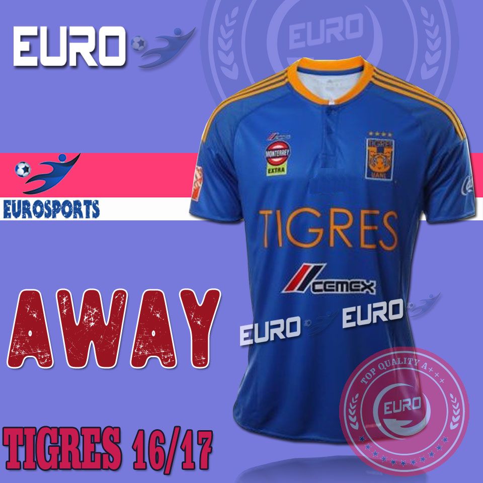 camisa de futebol do tigres do mexico ml