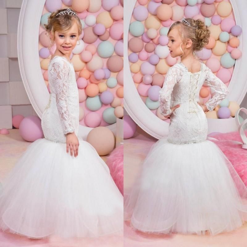 infant flower girl dresses long sleeve