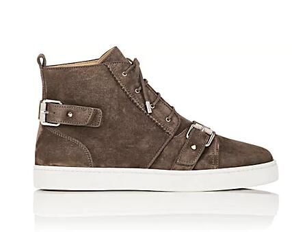 basket homme daim camel
