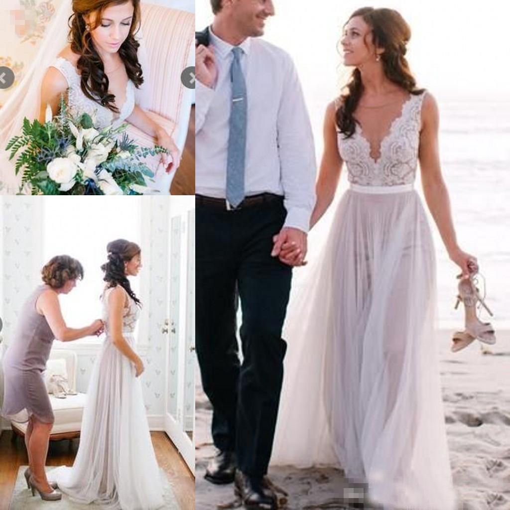 modern bohemian wedding dress