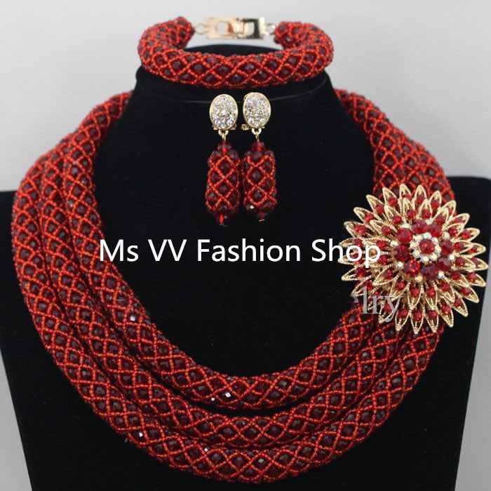 wine colored costume jewelry