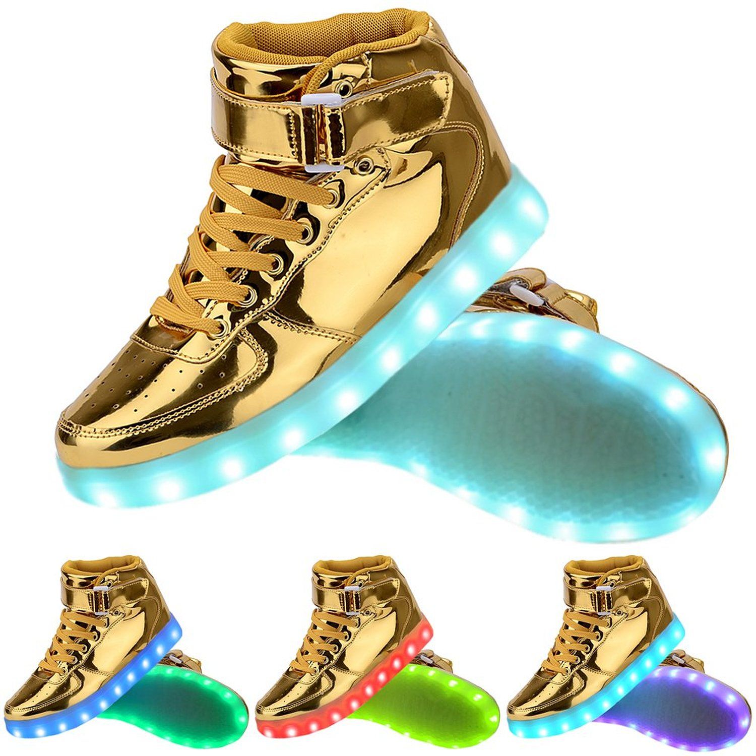 Light Up High Top Sports Sneakers Shoes 