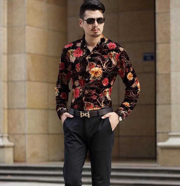 silk shirt outfit men