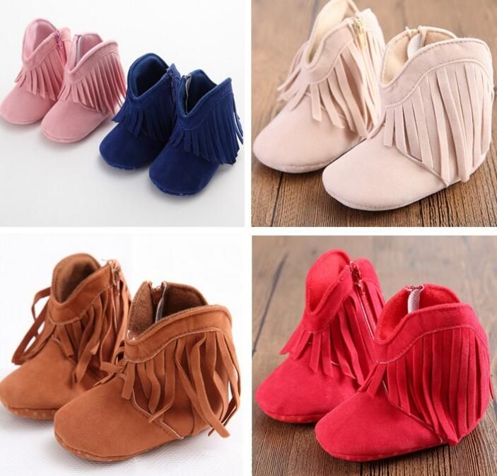 moccasin boots for baby girl